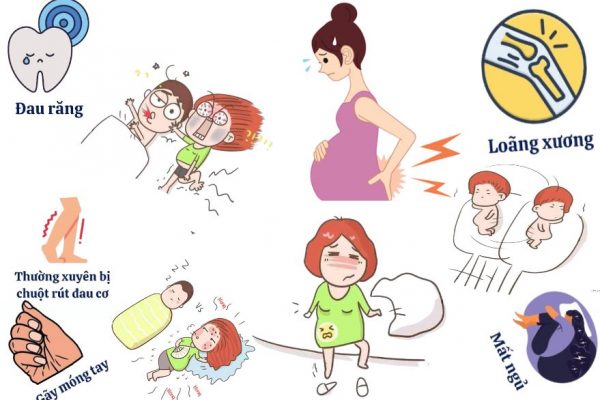Những dấu hiệu thiếu canxi khi mang thai dễ bị bỏ qua
